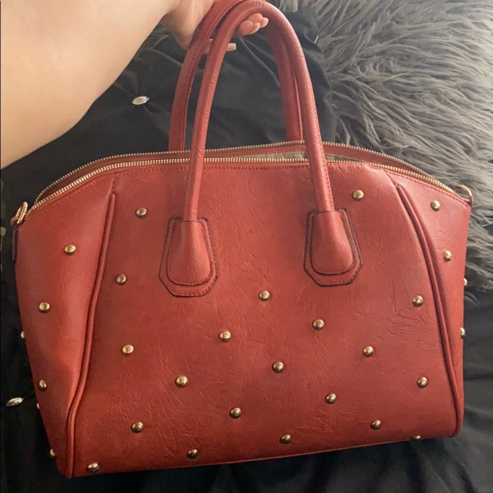 MMS Design studio studded handbag